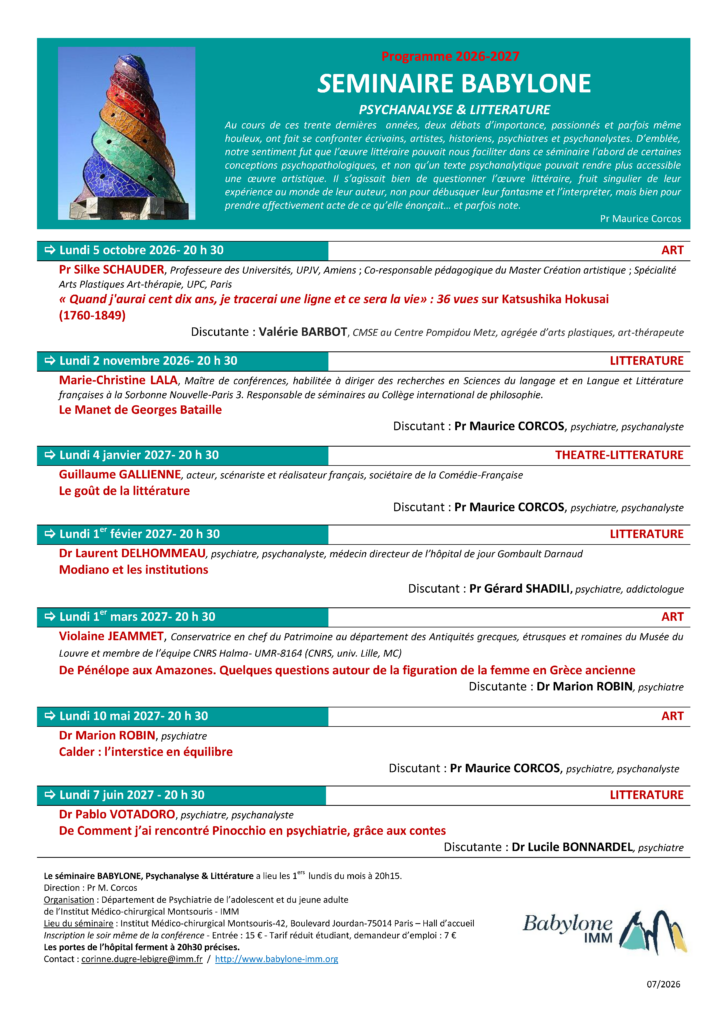 Prog Séminaire Babylone 2026-2027 IMM